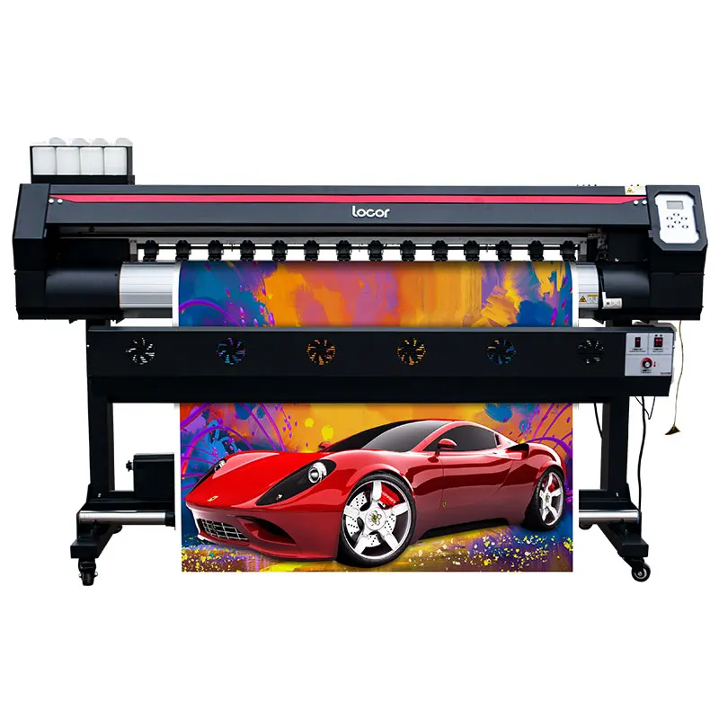 Cheap Locor Easyjet Vinyl Graphics Printer 1.8M Dx7 Xp600 Eco Solvent Machine Outdoor Dx5 Printing Plotter | Компьютеры и офис