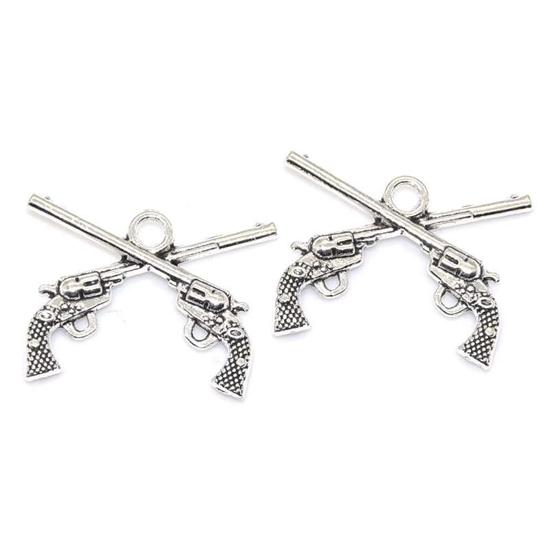 Оптовая продажа 10 шт. двухцветные бриллиантовые подвески из металлического