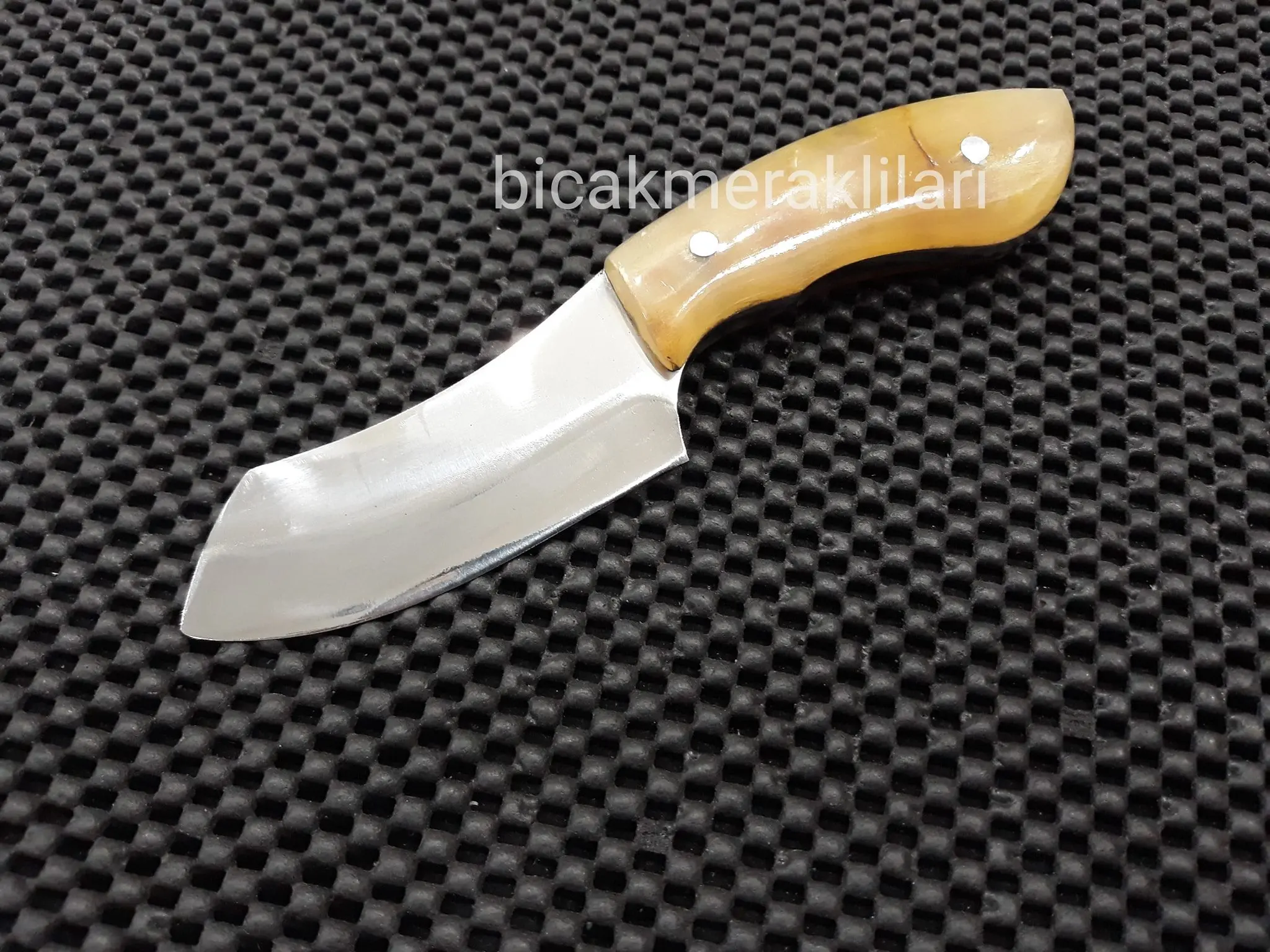 

Handcrafted Ram Horn Handle Small Hunting Knife 16cm Total Length