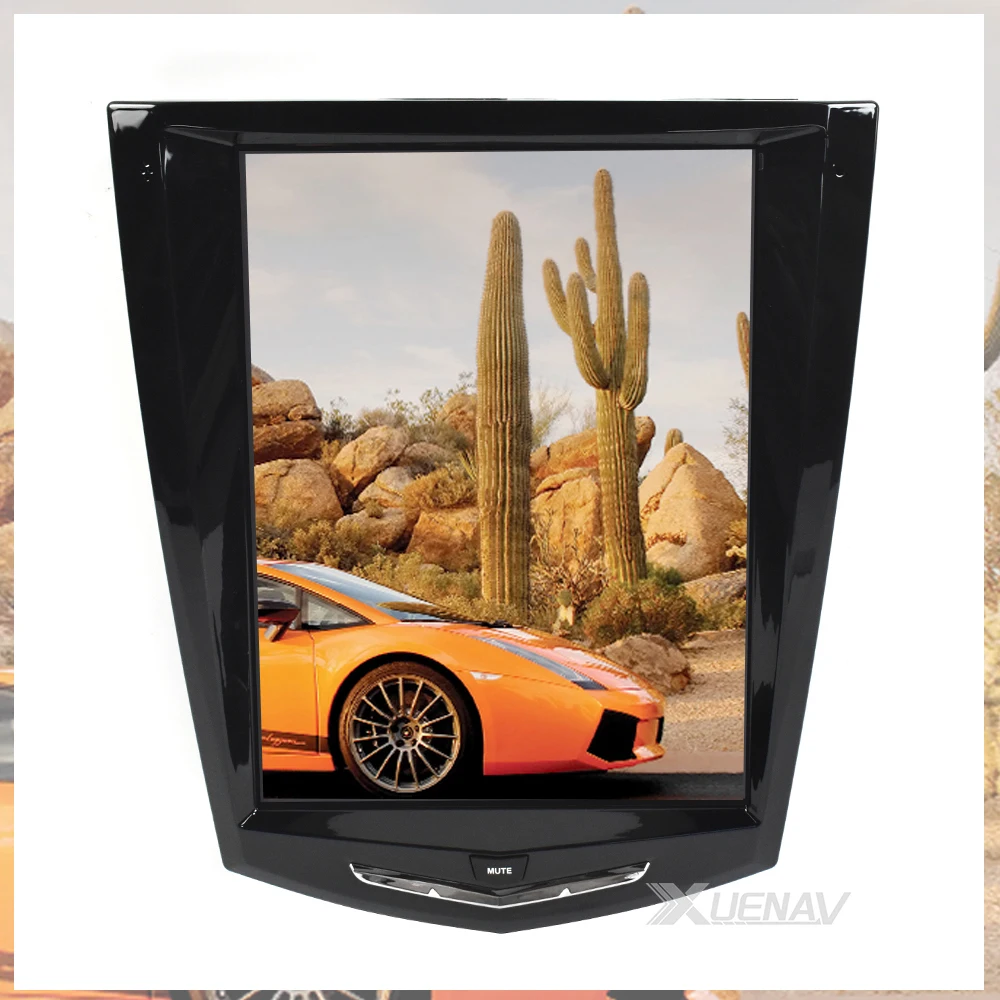 Для Cadillac ATS XTS CTS SRX 2013 2014 2015 2016 автомобильный dvd GPS плеер для Android Tesla вертикальный