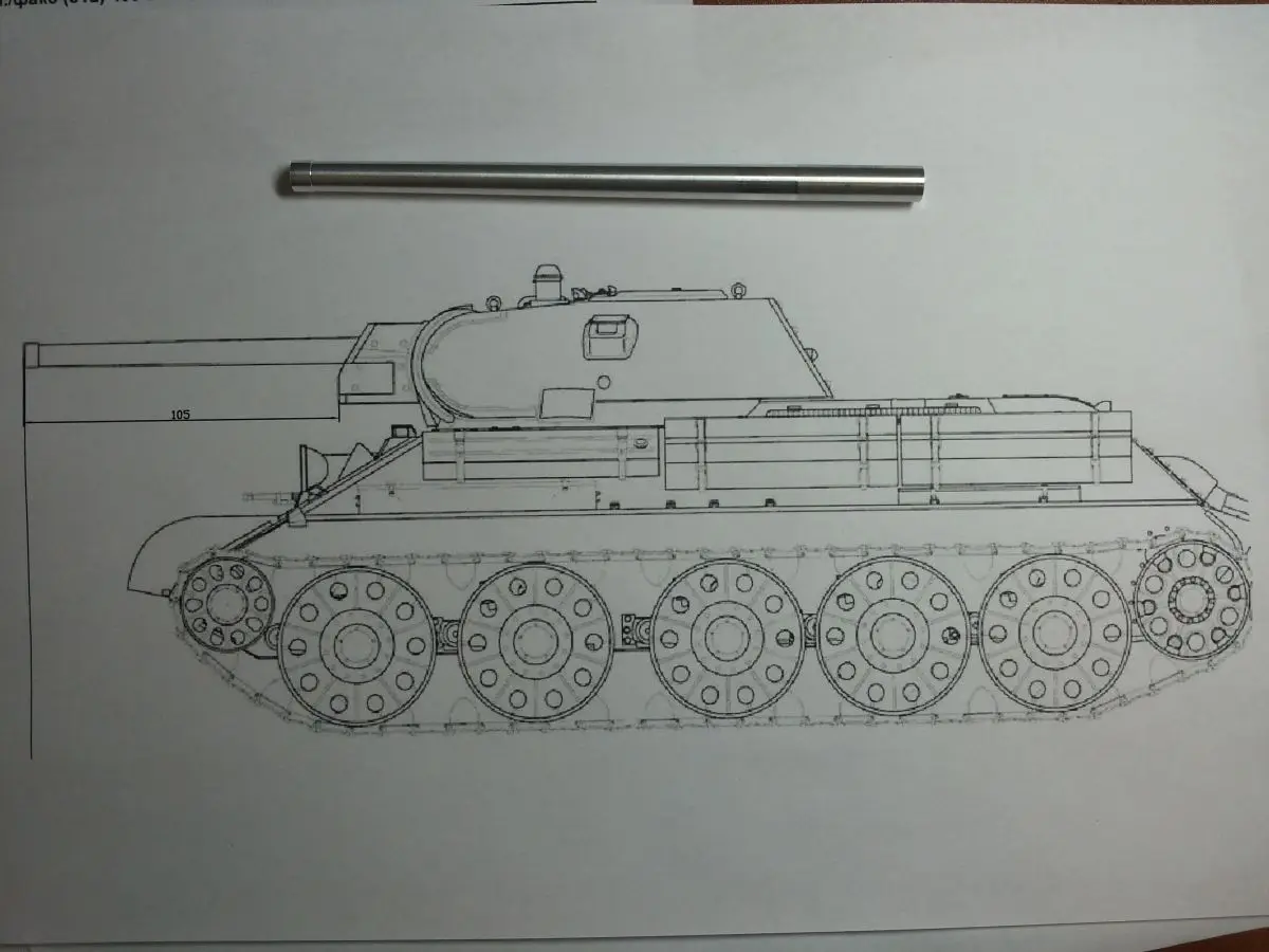 T-34-76 turret 1943 russian soviet soldier scale 1:16 Resin kit 120 mm