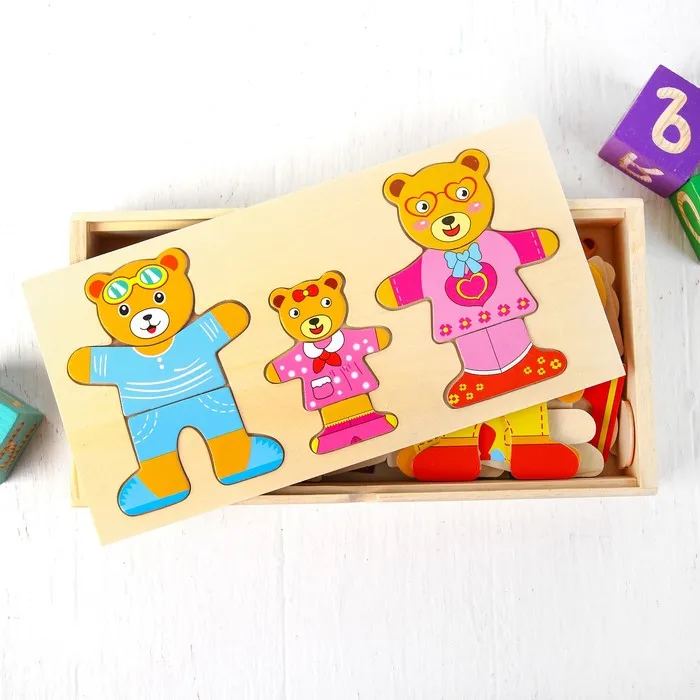 Toy educational 'переодень мишку' 3 5x26 5X13 5 cm | Игрушки и хобби