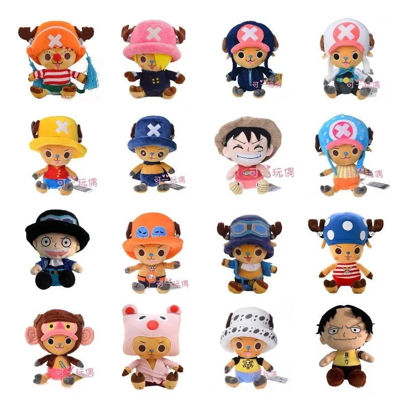 

Цельная плюшевая фигурка, игрушки, Luffy Chopper Sabo Sanji Plushie кукла, мягкая аниме чоппера плюшевая кукла, мультяшная игрушка, лучшие подарки