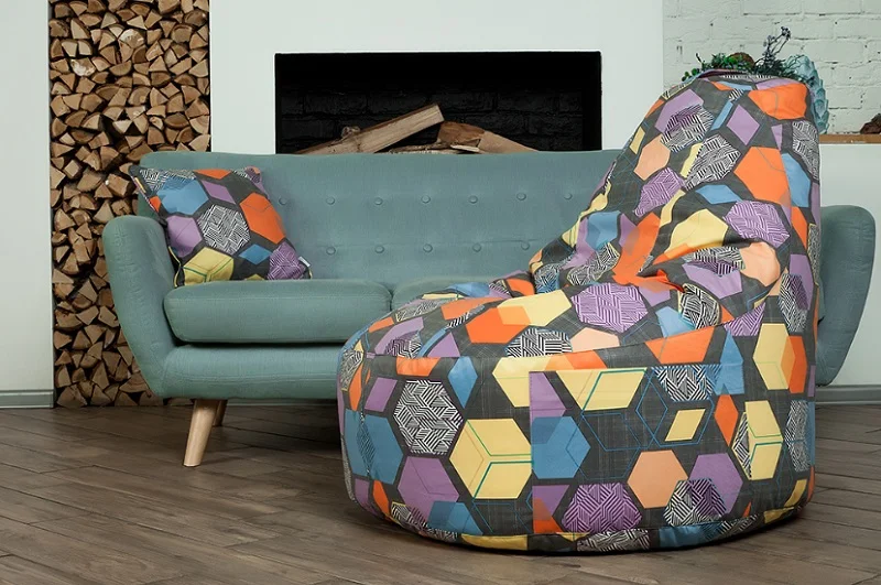 Кресло Delicatex /Окленд цвет многоцветный кресло мешок пуф для гостинной детской