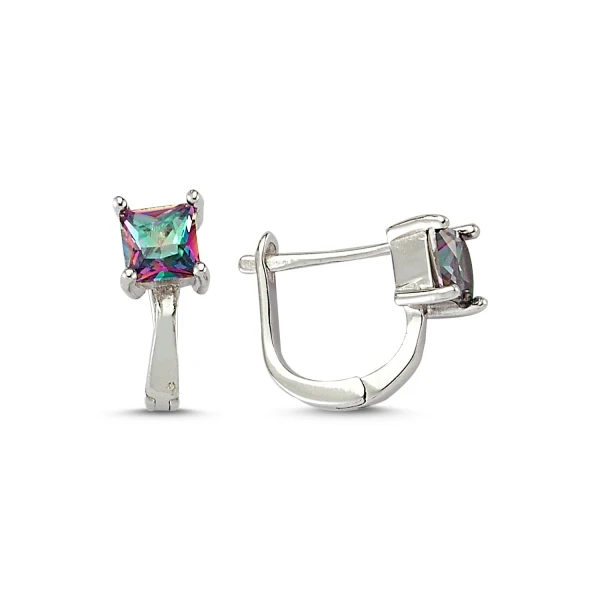 

Серебряные 925 пробы Серьги с цирконием