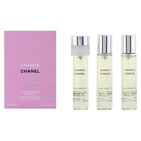 Женский набор духов Chance Eau Fraiche Chanel (3 шт.) | Красота и здоровье