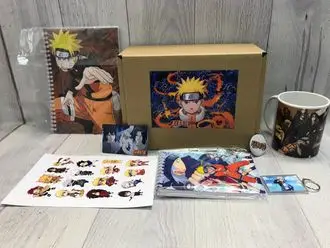 Бокс большой Наруто Naruto №3 товары с нашими рандомными картинками|Набор