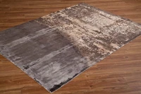 PAINT MULTI DSN90 BROWN HANDMADE RUG