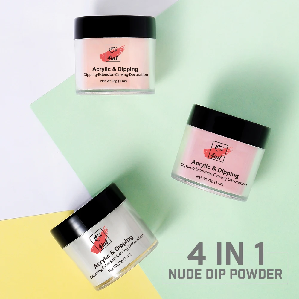 28 г 4 в 1 акриловый и огрубевающий порошок для ногтей наращивание французского