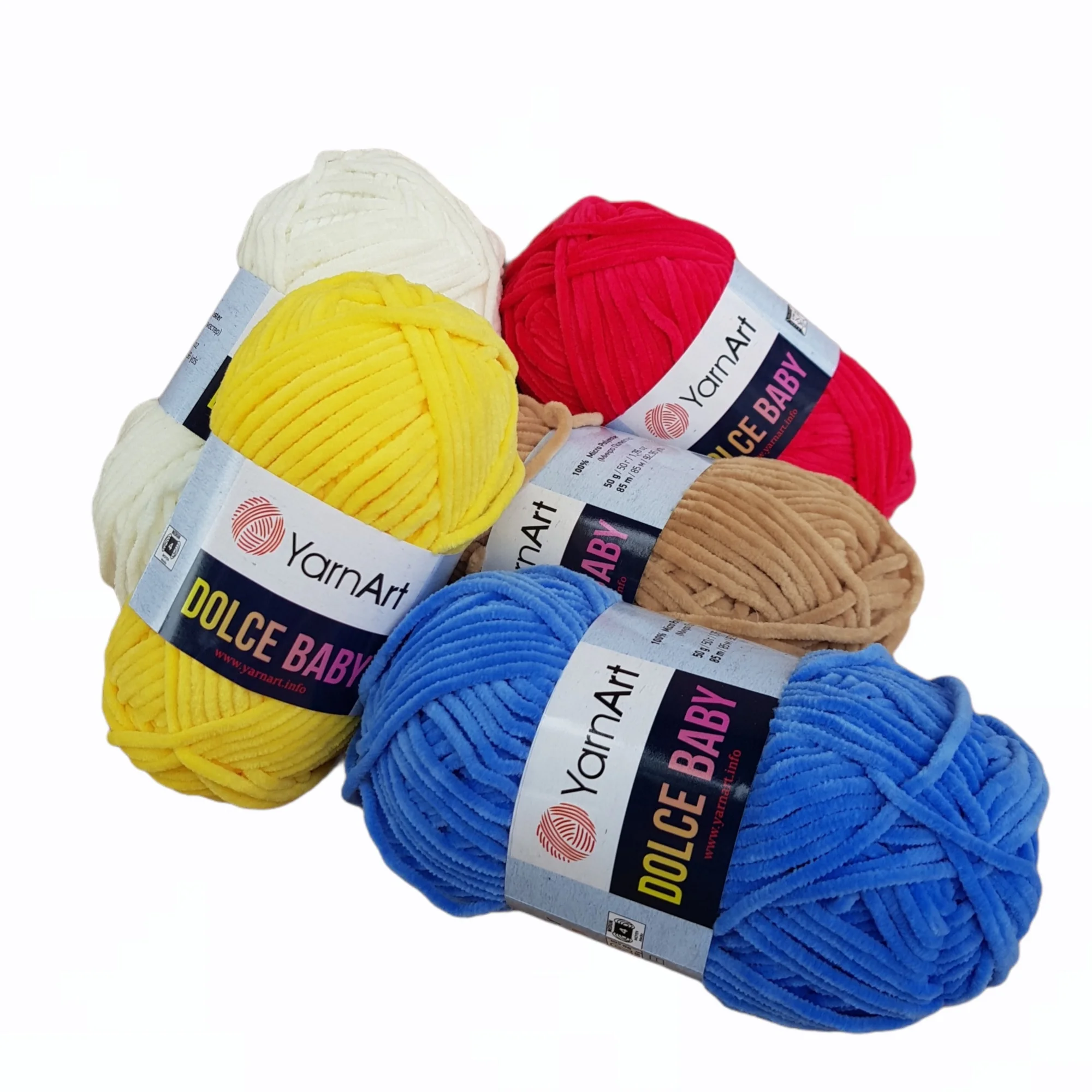 

Yarnart Dolce BABY Yarn Velvet 50gr-85mt %100 Micro Polyester Amigurumi Blankets Sweaters Home Decor Crochet Knitting Mink Soft