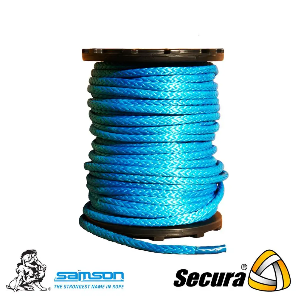 Синтетический канат AmSteel Blue из волокна Dyneema 12мм р.н. не менее 15400 кг|Инструменты и