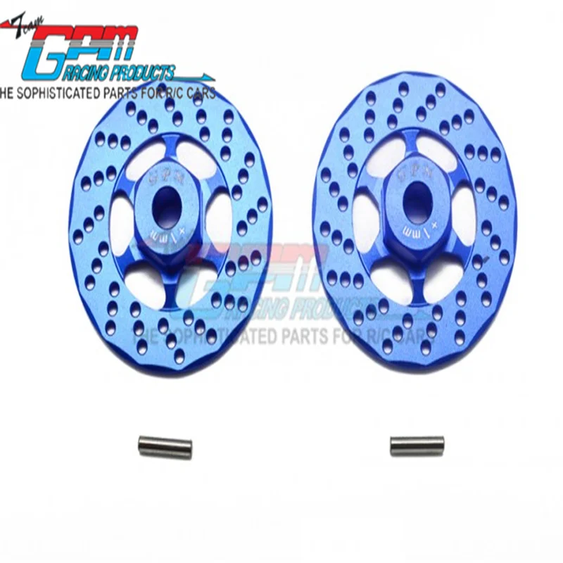 

GPM ALUMINUM +1MM HEX WITH BRAKE DISK-4PC SET GT010D+1MM-B FOR TRAXXAS 1/10 FORD GT4-TEC 2.0/TEC 3.0 CORVETTE STINGARY Upgrade