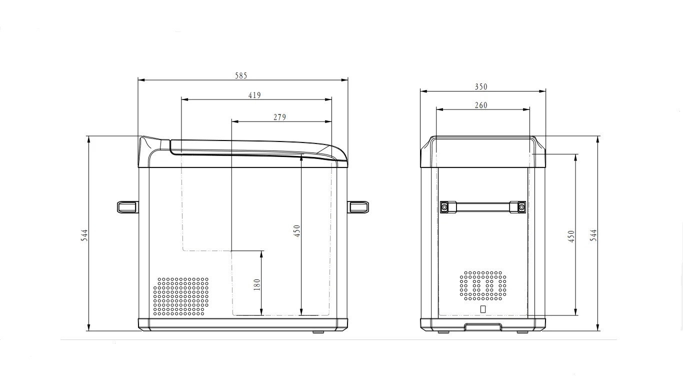 Автохолодильник компрессорный Colku DC-42F | Автомобили и мотоциклы