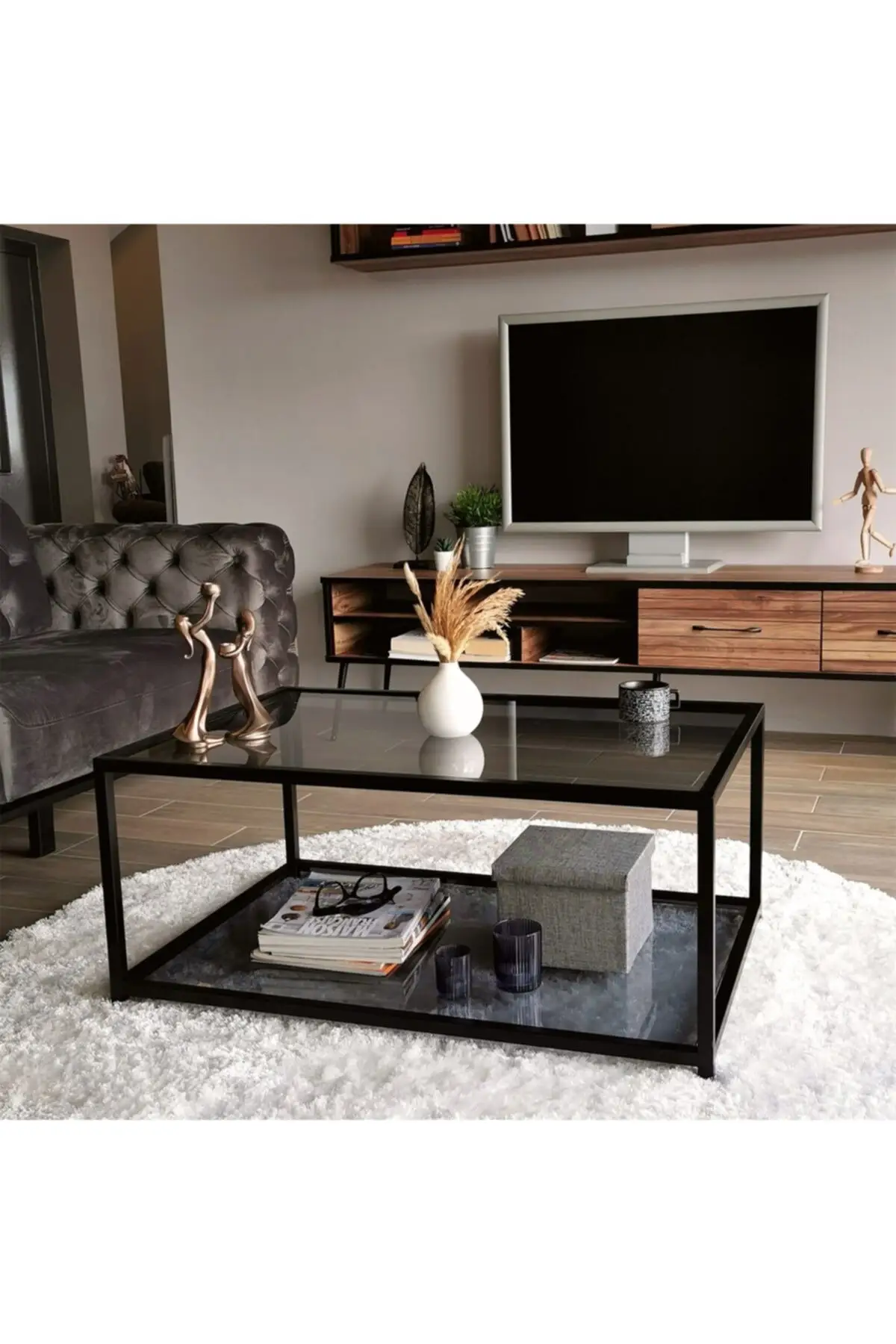 

NEOstill - Astro Coffee Table / Smoked Tempered Glass