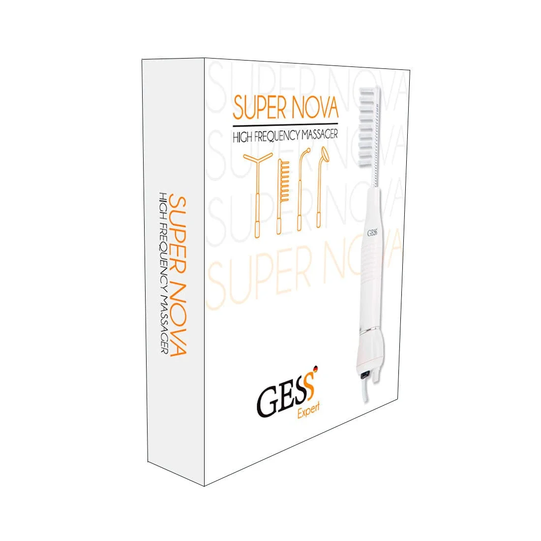 Дарсонваль медицинский GESS Super Nova для лица тела и волос 4 электрода | Красота