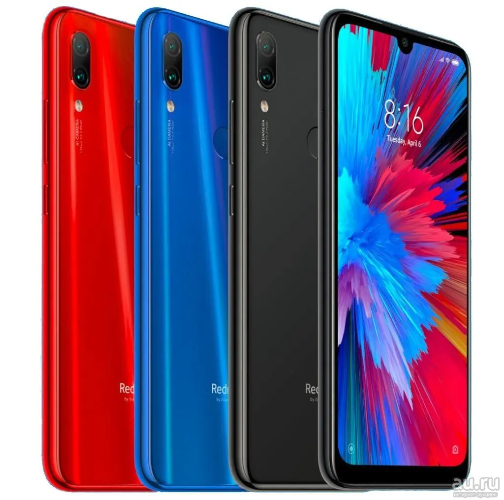 Мобильный телефон Xiaomi Redmi Note 7 3-32/4-64/6-64Gb 6.35