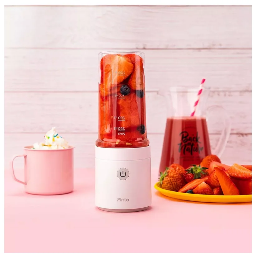 Блендер Xiaomi Pinlo Hand Juice Machine cоковыжималка для фруктов Youpin 350 мл портативная USB PL-B007W2W