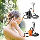 Электрический туристический душевой портативный Перезаряжаемый душ для охоты туризма кемпинга выживания