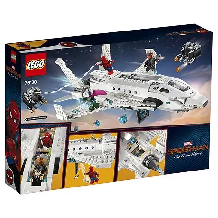 Конструктор LEGO Marvel Super Heroes Реактивный самолёт Старка и атака дрона 76130 | Игрушки