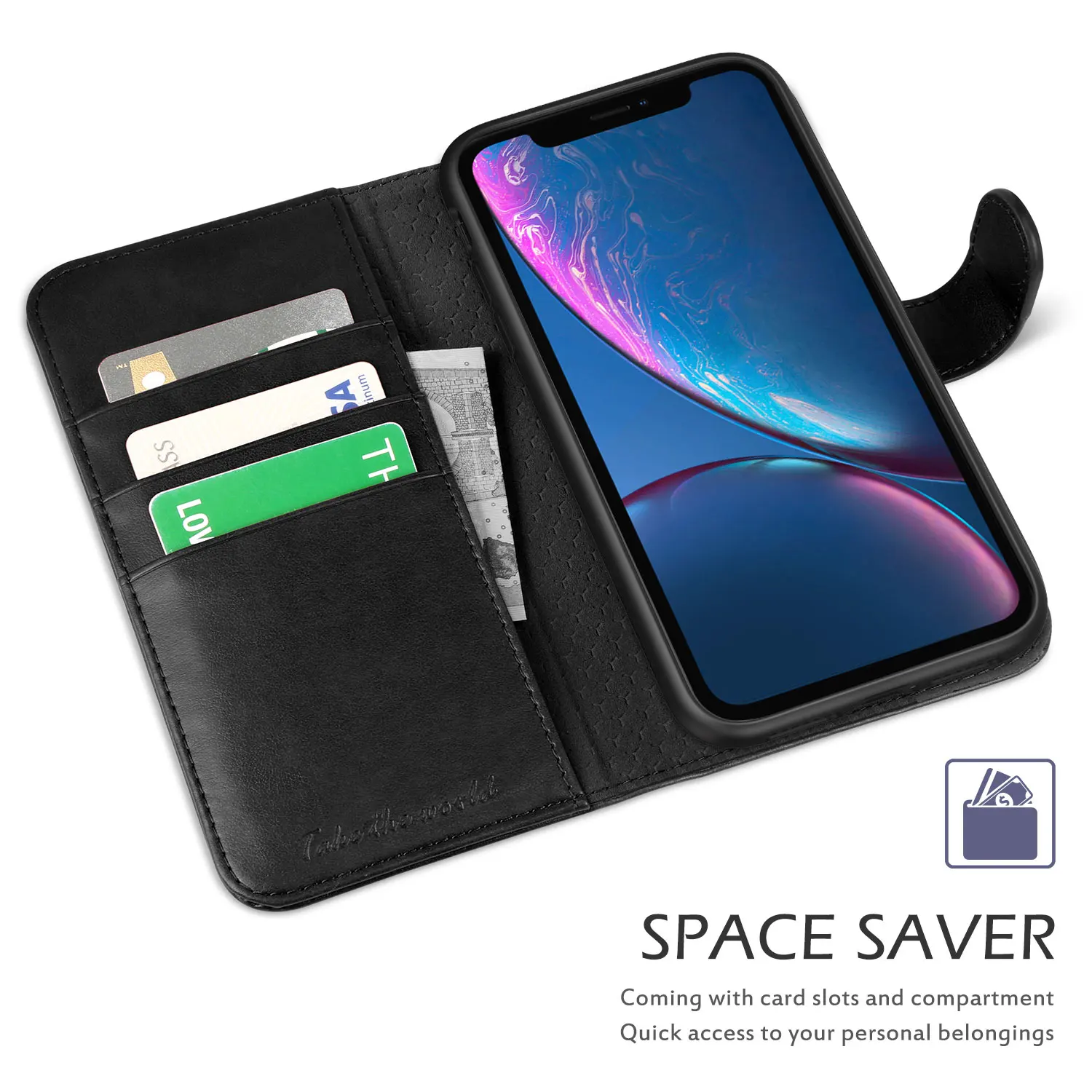 TUCCH чехол-кошелек для iPhone 11 Pro 5," отделения для карт противоударный чехол ID держатель для карт чехол 360 Защитный чехол