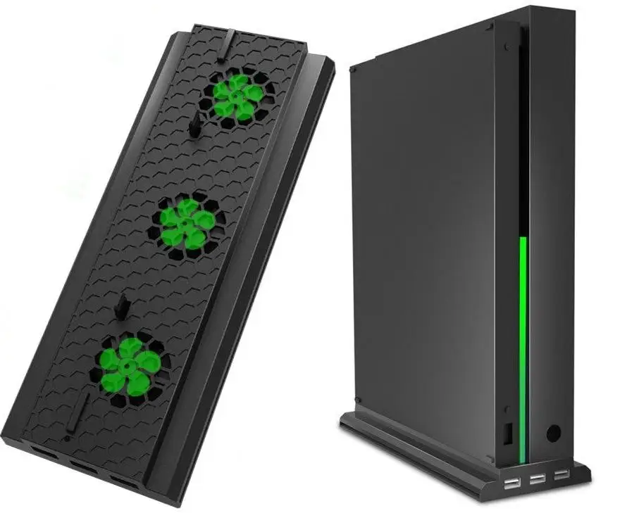 Подставка для вертикальной установки консоли + охлаждение разветвитель USB DOBE