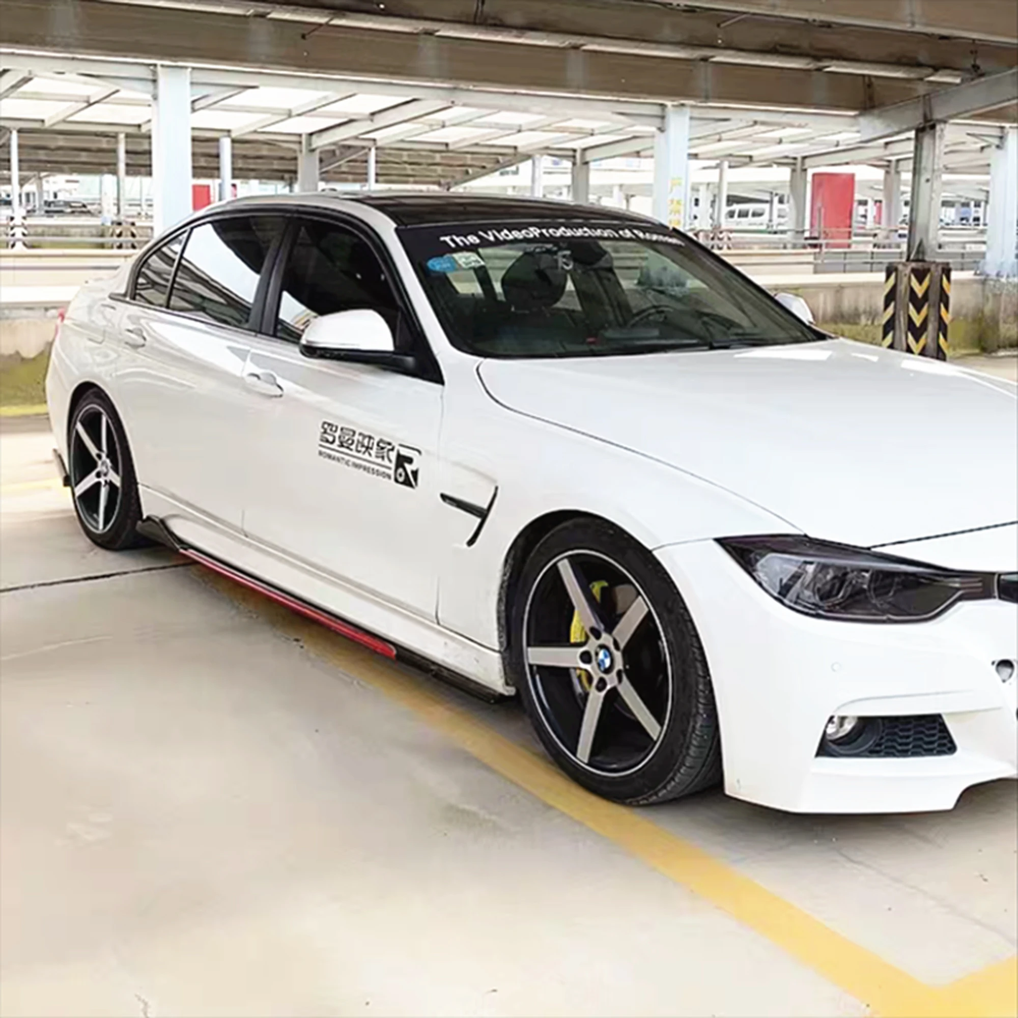 Боковые юбки для Bmw Ford Volkswagen VW все модели 4 шт. насадка на порог бампер накладка