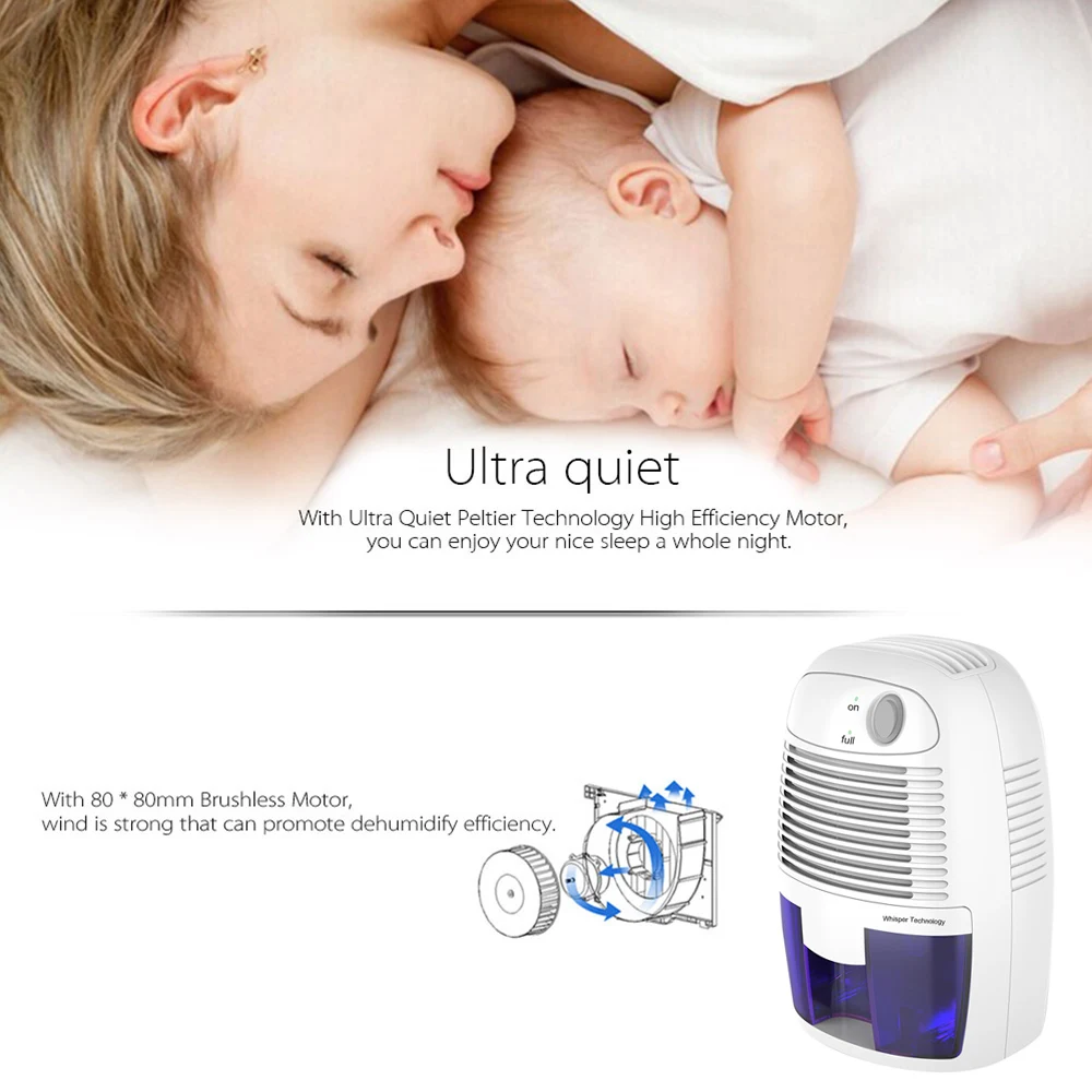 Полупроводниковые осушитель воздуха для дома 500 мл мини Портативный поглотитель