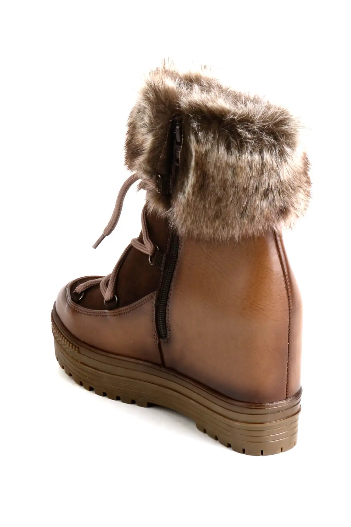 Женские ботинки из норки Bambi E0278199009 |