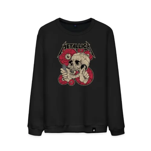Мужской свитшот хлопок Metallica | Мужская одежда