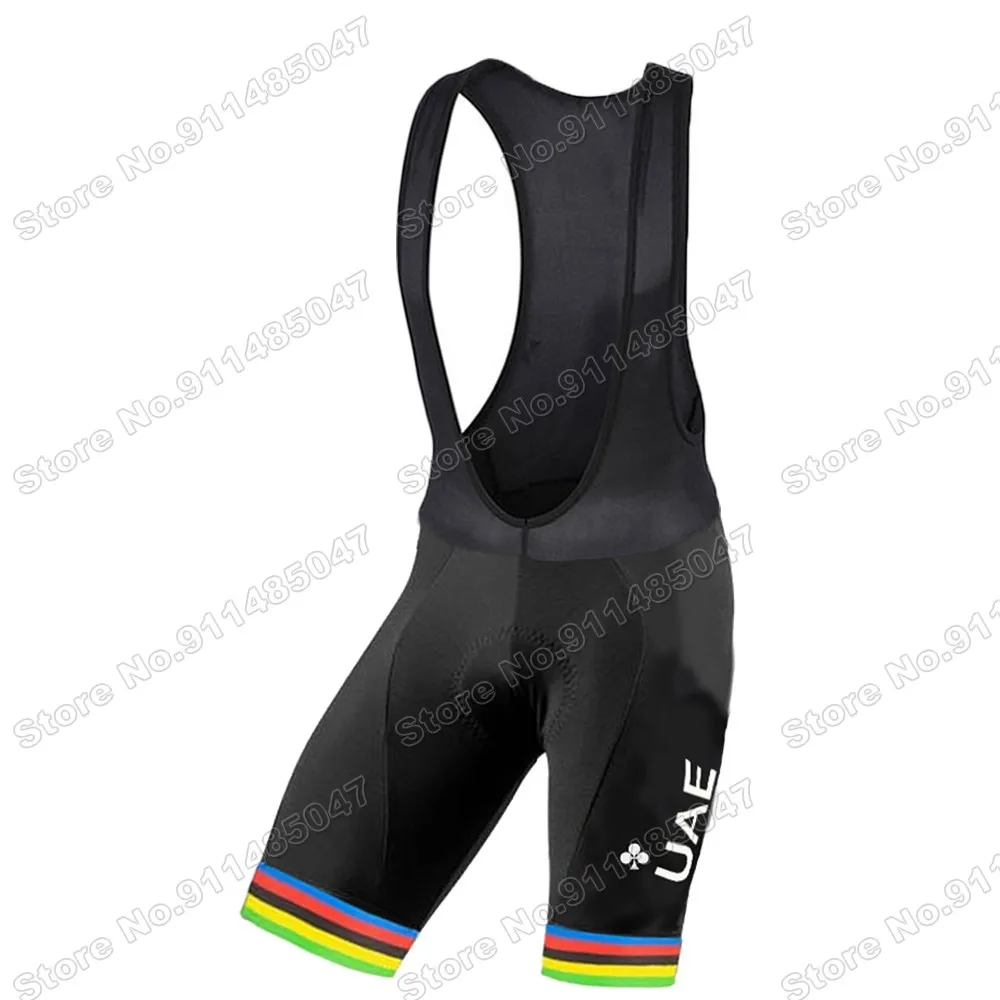 

White UAE Team 2021 Cycling Jersey Set Champion Clothing Mens Road Bike Shirts Suit Bib Shorts MTB Maillot Ciclismo