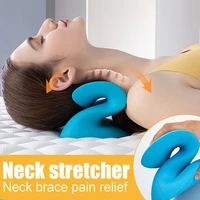 neck stretcher shiatsu chiropractic orthopedic pillow neck support tension pain relief cervical care neck traction device gifts