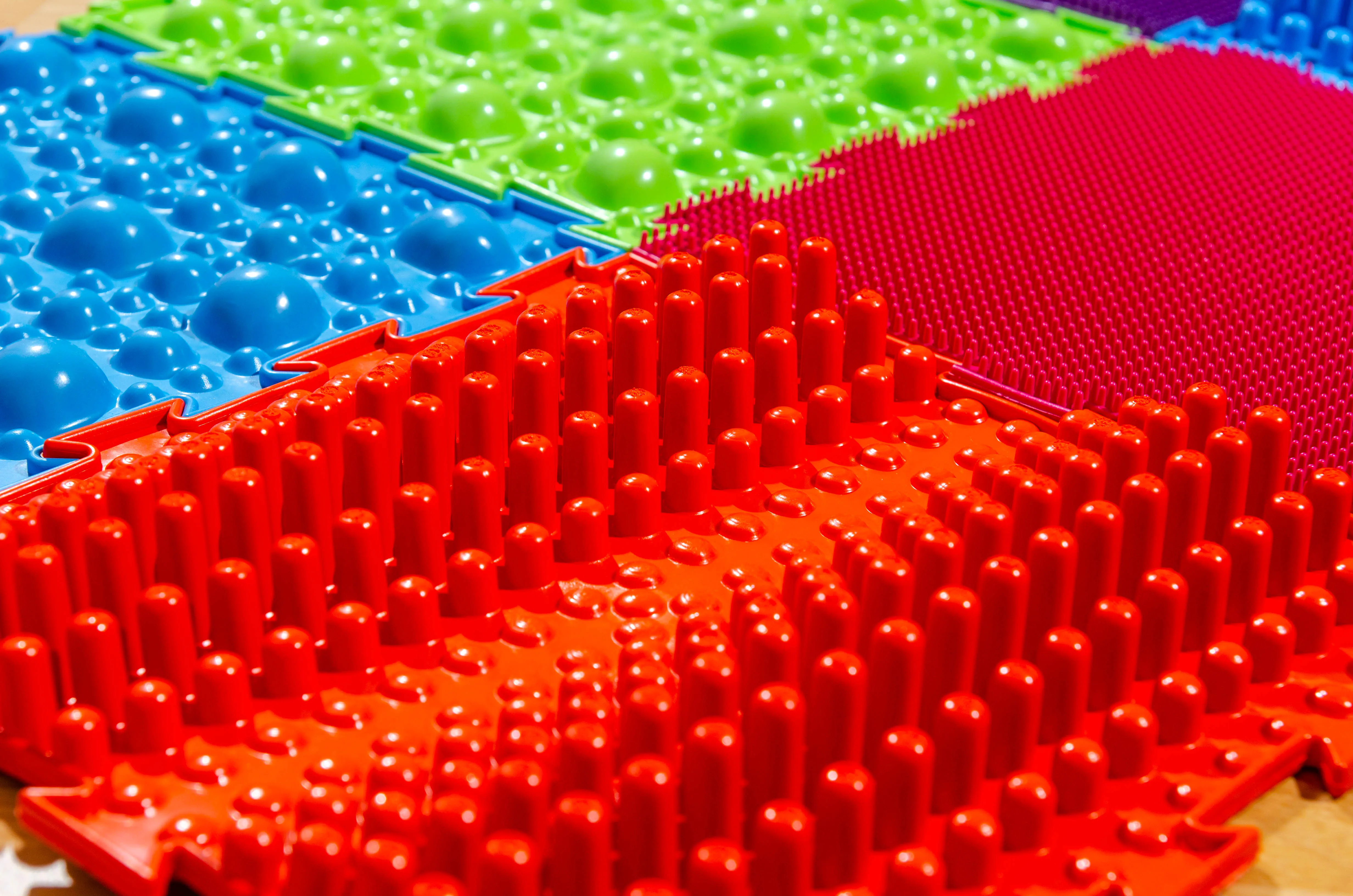 Детский массажный коврик ОРТОДОН набор Профи (8 пазлов)|Коврики развивающие| |