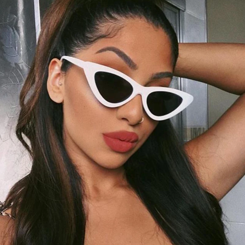 2019 солнцезащитные очки кошачий глаз Модные женские очков для солнцезащитных