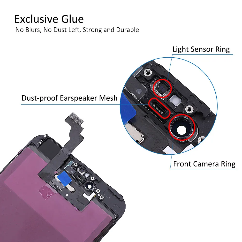 Класс AAA + для iPhone 6 Plus ЖК дисплей с сенсорным экраном дигитайзер сборка Замена iPhone6