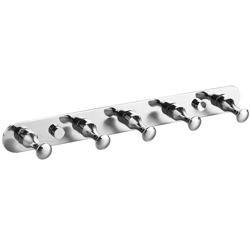 Планка с крючками пятерная сплав металлов Milardo 003SM50M41 | Robe Hooks