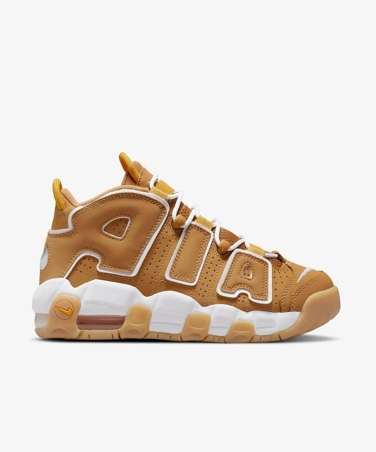 Оригинальные баскетбольные ботинки Nike Air More Uptempo (Gs)-коричневые DQ4713 _ 700 | Спорт и