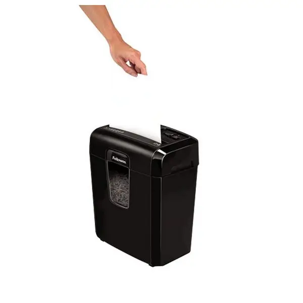 Измельчитель бумаги Micro-Cut Fellowes 8Cd 14 L 4x35 мм черный | Компьютеры и офис