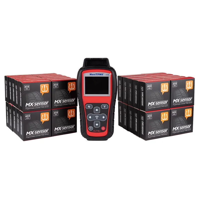 Сервисный Инструмент Autel TS508 Premium TPMS получает сигналы 30 датчиков 433 МГц для замены