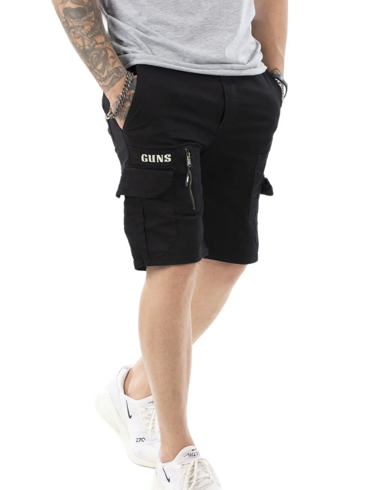 

DeepSEA Men 'S Cargo Capri Beli Fitted Lace-Up Zipper Cotton Shorts Slim Fit Lycra High Quality Spring Summer Casual 2110207