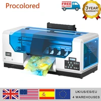 procolored 2022 new dual head a3 dtf printer for hoodies t shirt directly transfer heat transfer film printing machine