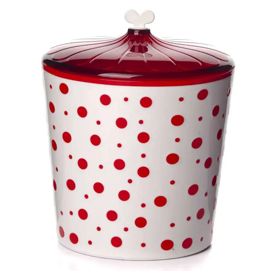 Банка &quotГорошек&quot 3 л с крыш. (крас бел)|Бутылки и банки для хранения| |