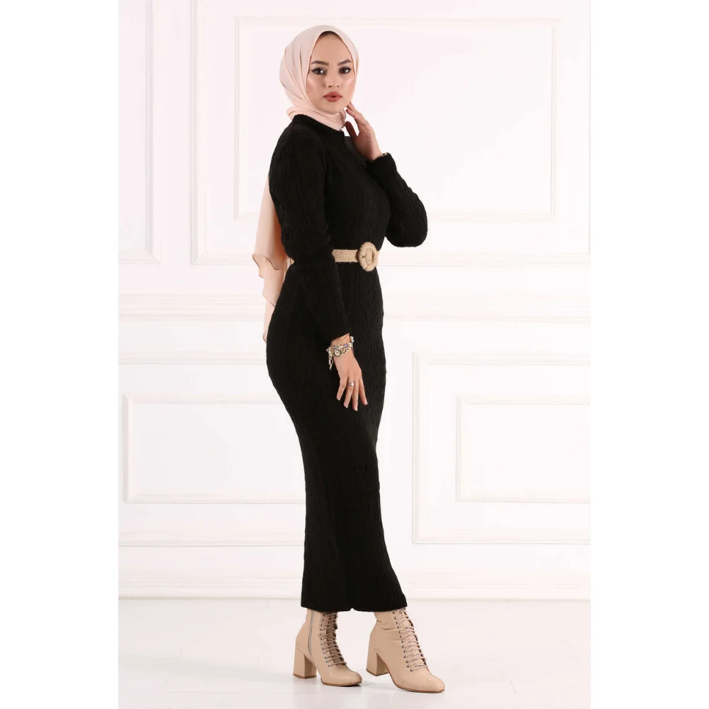 Knit Sweater Dress Winter Season Trend Fashion muslim dress women abaya kaftan modest dress abayas for women abaya turkey turkis