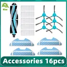 Запасные части для робота-пылесоса Conga 1290 1390, фильтр НЕРА, тряпичная ткань, основной ролик, боковая щетка, запчасти