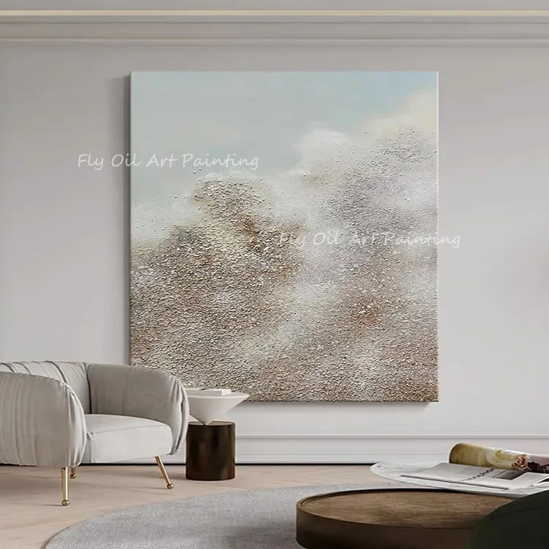 100% ручная роспись, простая современная картина landscaspe, картина маслом, текстура для комнаты, украшение для дома в подарок