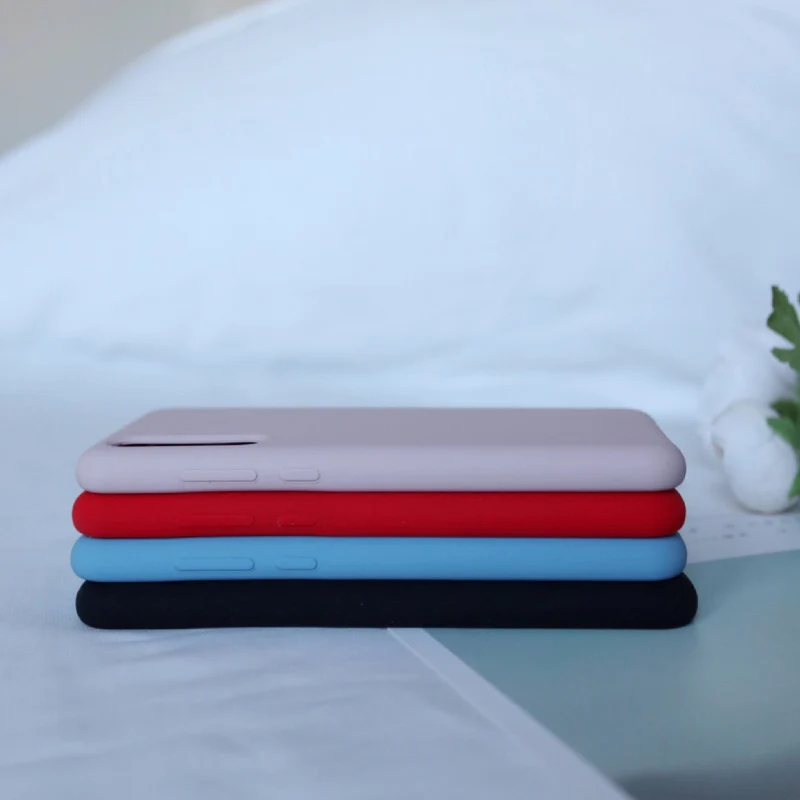 Жидкий силиконовый чехол для мобильного телефона Huawei P20 Pro мягкая задняя защитная