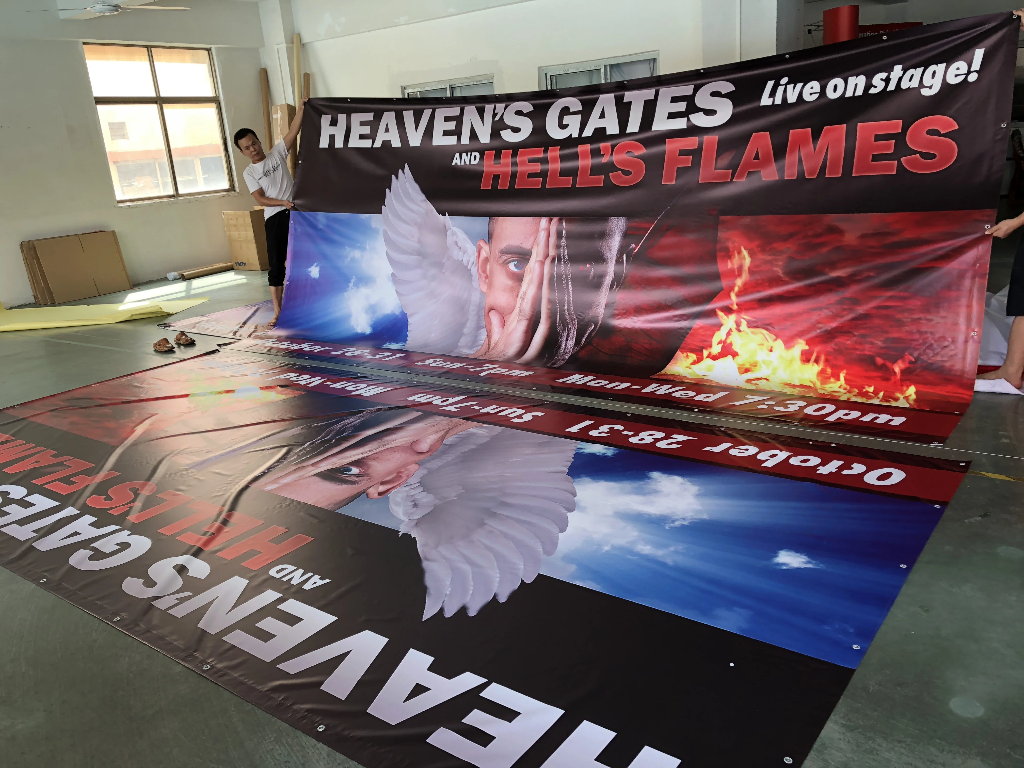 Outdoor Welcome Church Event PVC Vinyl Banner | Дом и сад