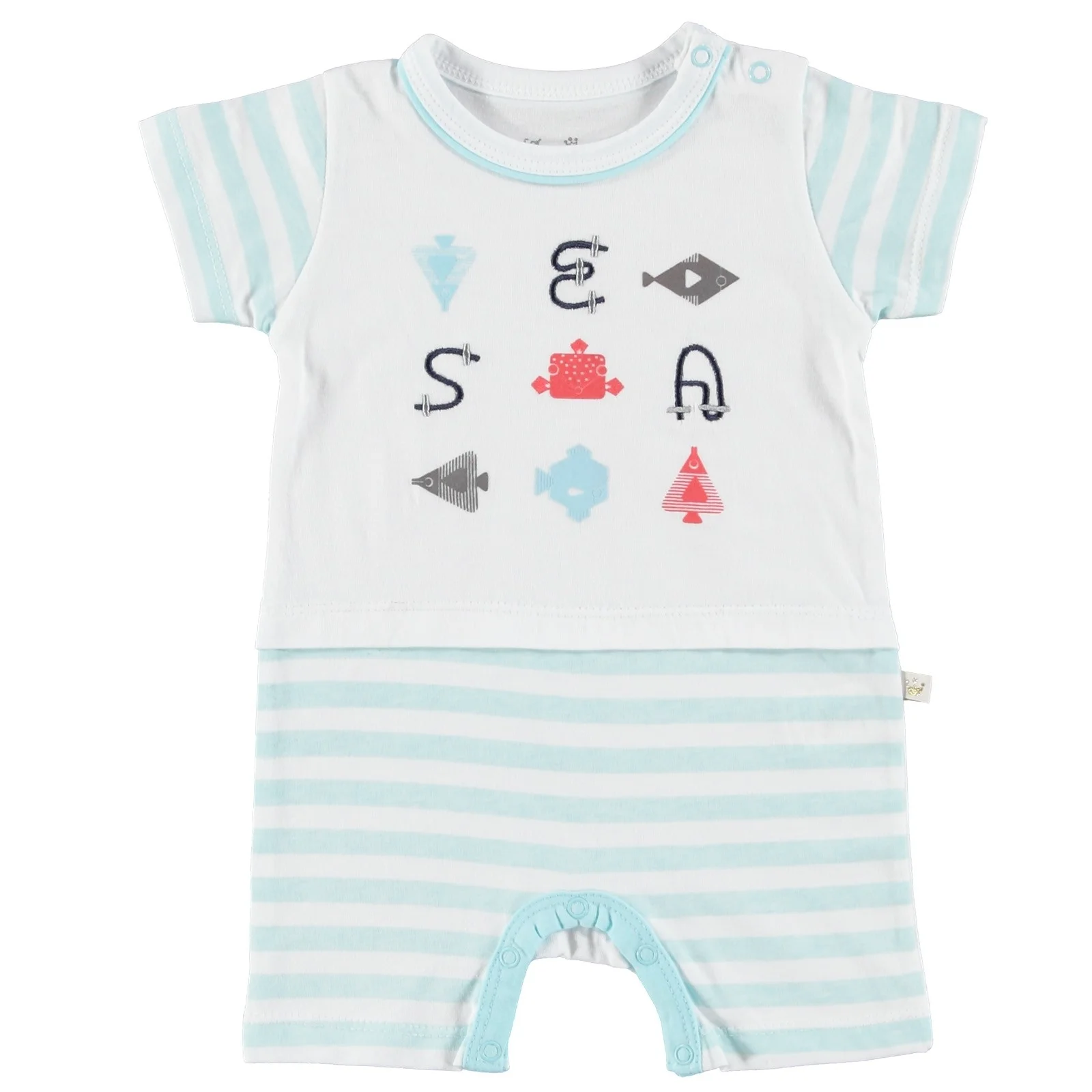 Ebebek для моего маленького мальчика Немо короткий комбинезон |