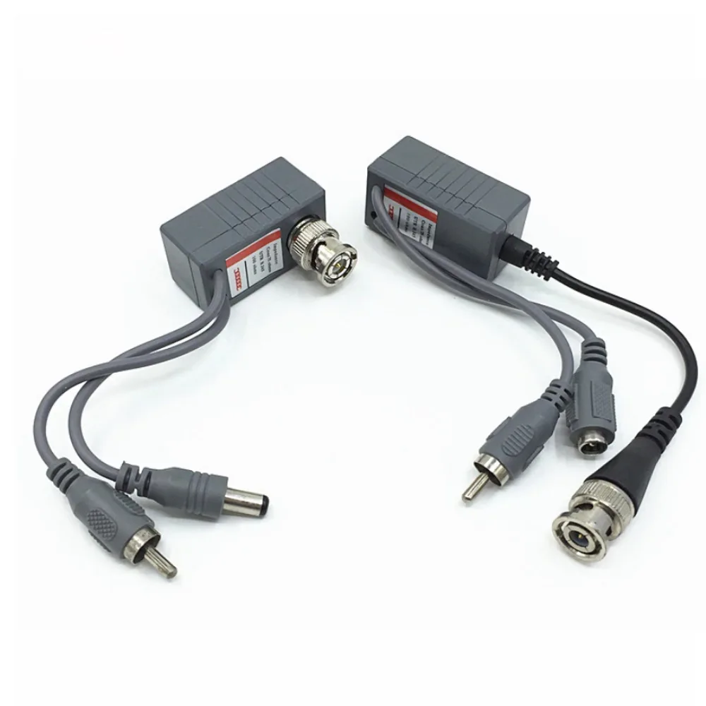 Пассивный видео балун ПАРА UTP BNC RJ45 CAT5 аудио + расстояние передачи сигнала 150-300