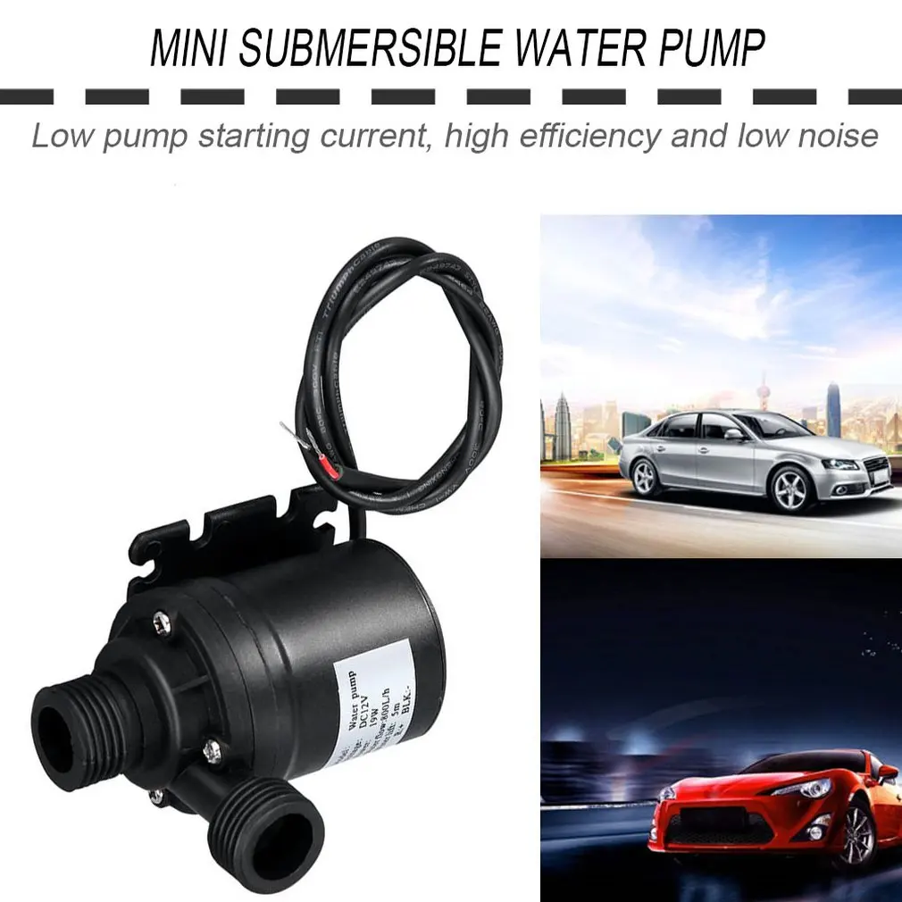 Профессиональный ультра тихий мини DC 12V лифт 5M 800L/H бесщеточный мотор погружной