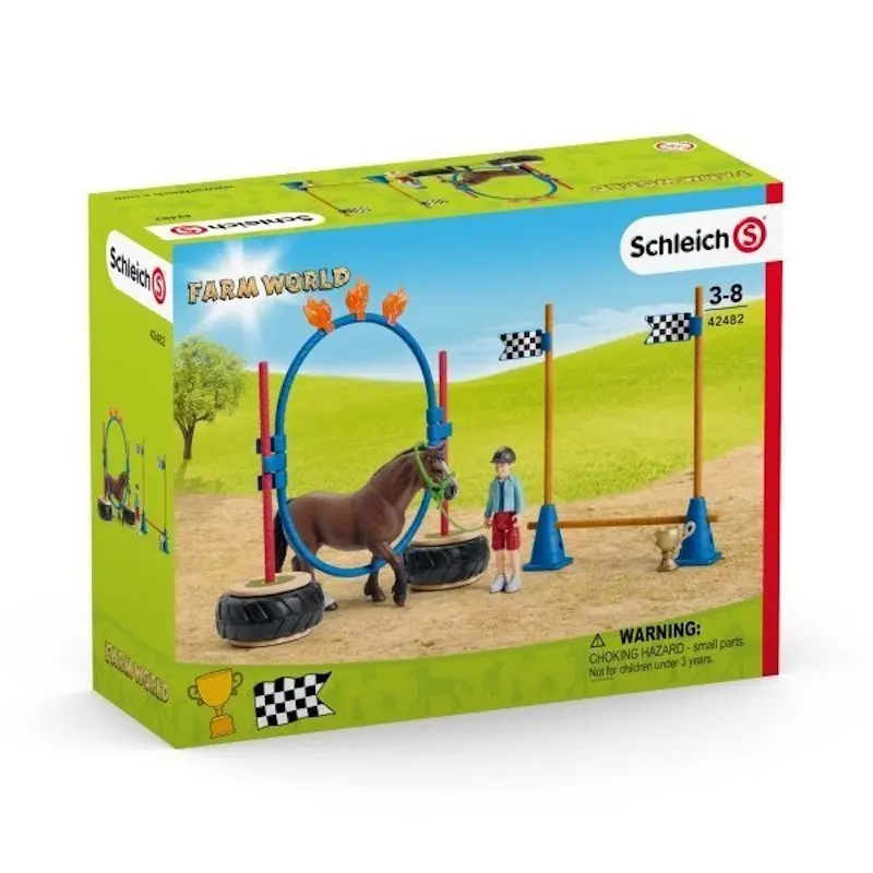 Игровой набор &quotСпортивные бега с участием пони&quot Фигурки домашних животных.